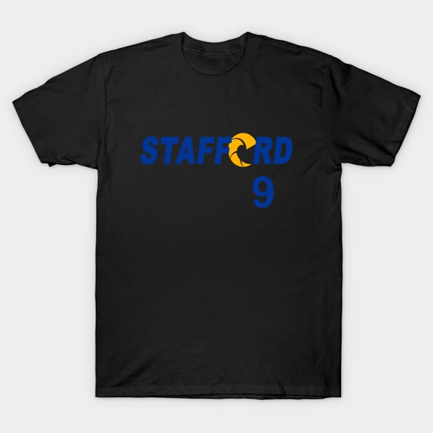 Stafford 9, Los Angeles Football T-Shirt by FanSwagUnltd